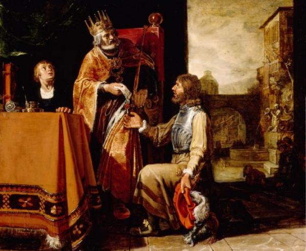  King David Handing the Letter to Uriah